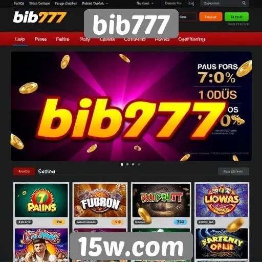 Análise das funcionalidades do site bib777